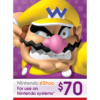 Nintendo Eshop Card 70 USD