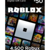 4500 Robux